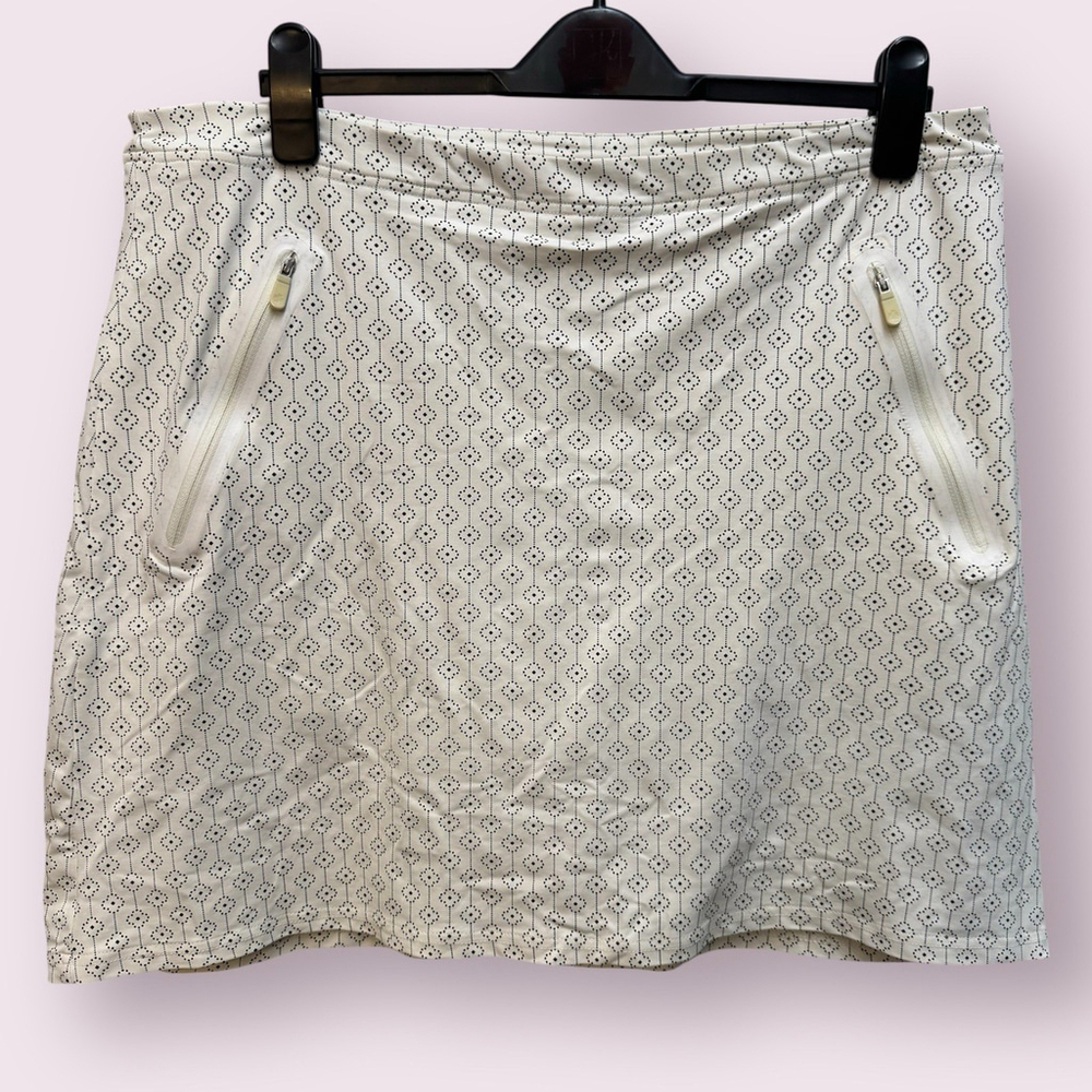 Clover By Bobby Jones White Golf Skort Women's XL